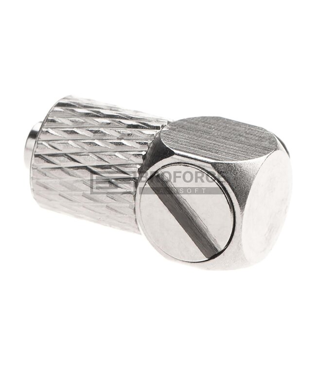 EpeS HPA 6mm Hose Coupling with Screwed Catch 90 Degree - Outer M5 Thread