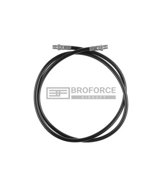 EpeS High Presure HPA Hose - Straight 130cm (Outer 1/8 NPT) - Black