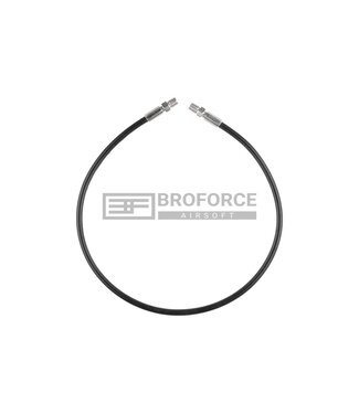 EpeS High Presure HPA Hose - Straight 60cm (Outer 1/8 NPT) - Black