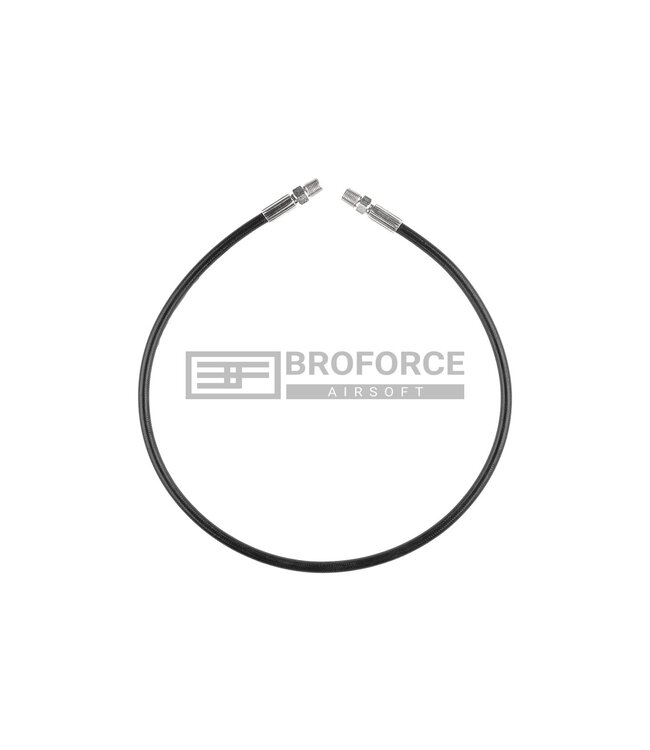 EpeS High Presure HPA Hose - Straight 60cm (Outer 1/8 NPT) - Black