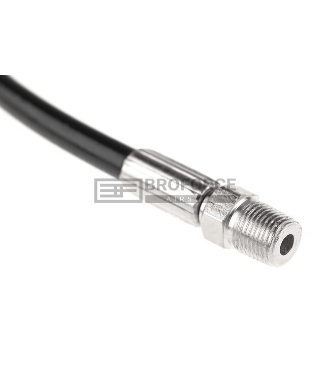 EpeS High Presure HPA Hose - Straight 60cm (Outer 1/8 NPT) - Black
