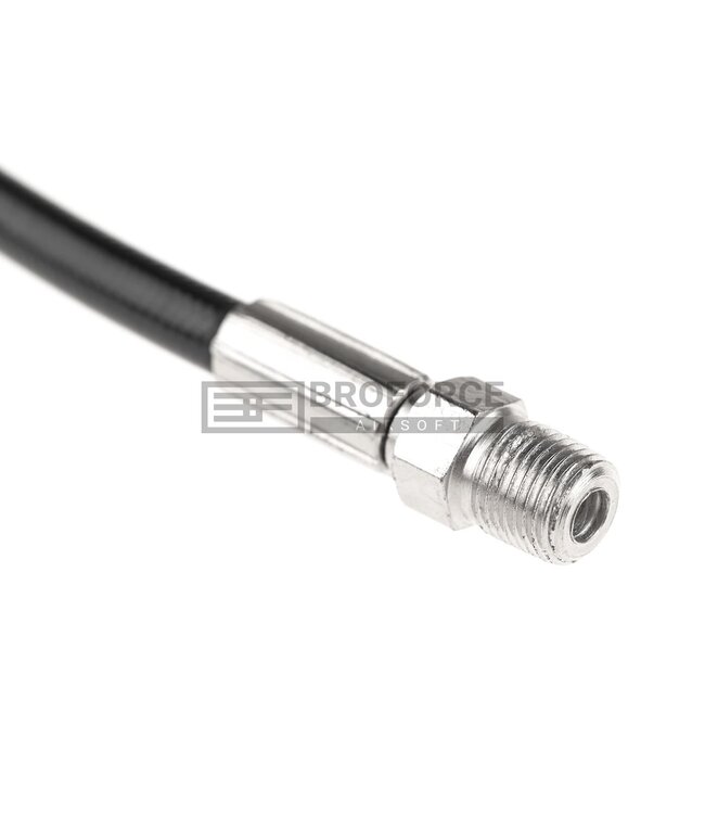 EpeS High Presure HPA Hose - Straight 60cm (Outer 1/8 NPT) - Black