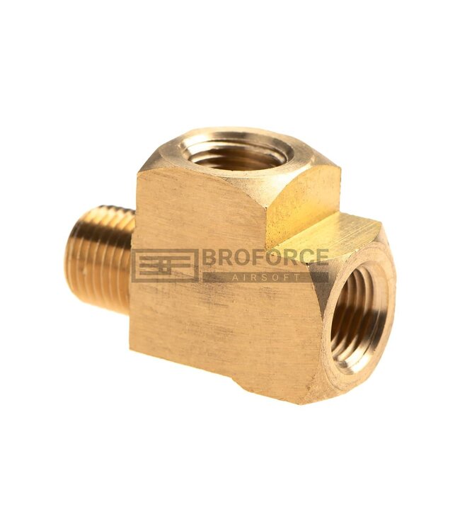 EpeS HPA Twin Coupling T Shape - 2x Inner 1/8NPT - Output L