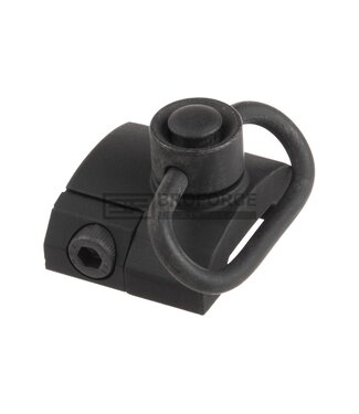 Metal GS Type QD Sling Swivel Rail Mount - Black