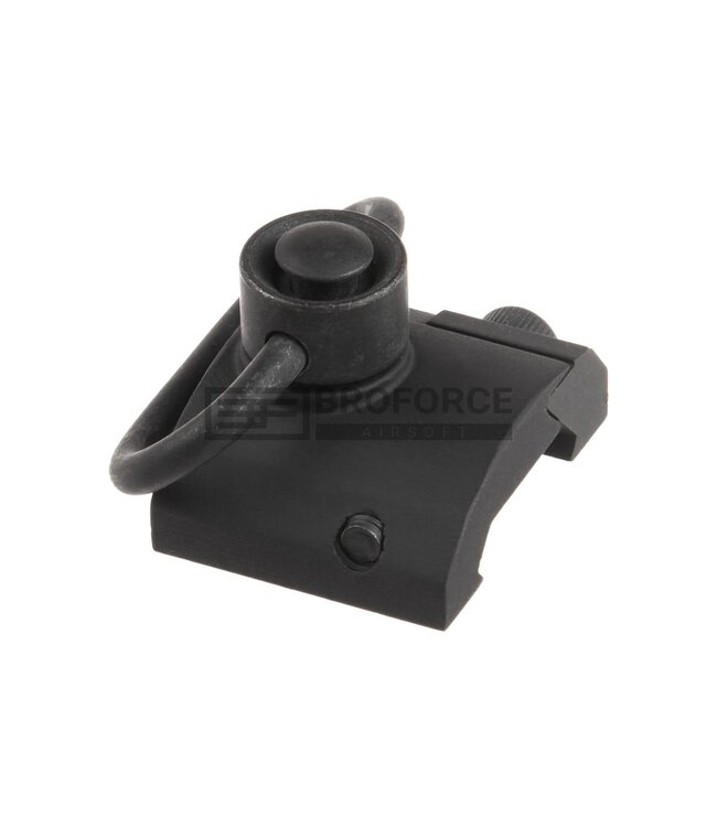 Metal GS Type QD Sling Swivel Rail Mount - Black