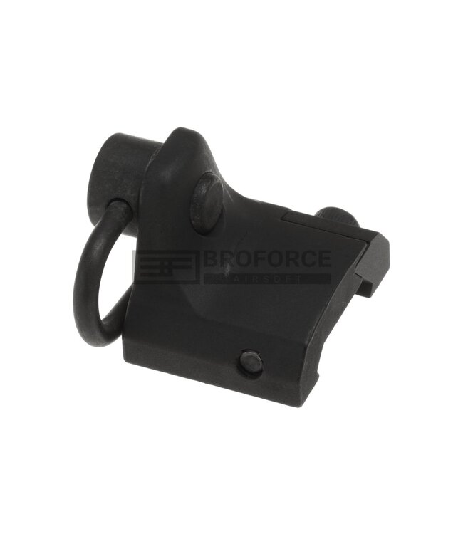 Metal Hand Stop with QD Sling Swivel - Black