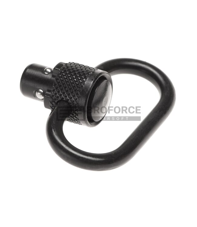 Leapers Heavy Duty Steel Push Button QD Sling Swivel 1.4 Inch
