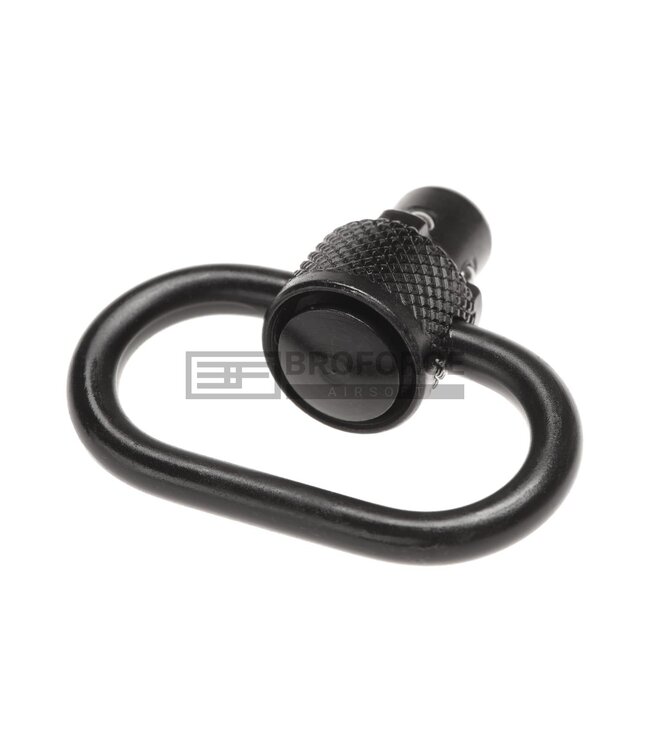 Leapers Heavy Duty Steel Push Button QD Sling Swivel 1.4 Inch