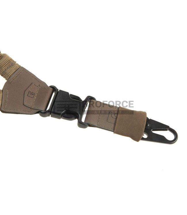 Clawgear One Point Elastic Support Sling Snap Hook - Coyote