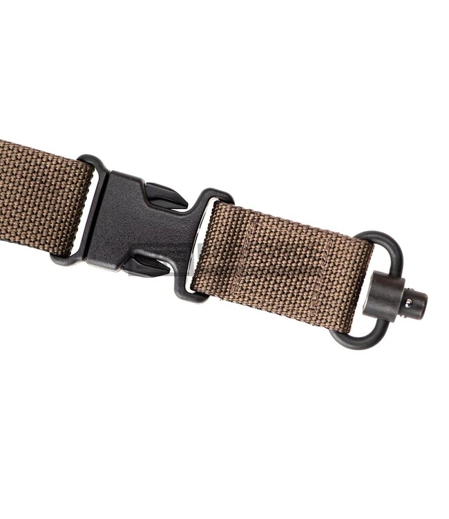 Clawgear Sniper Rifle Sling Padded QD Swivel - Coyote
