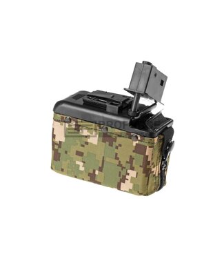 Classic Army Box Mag M249 1200rds - Woodland