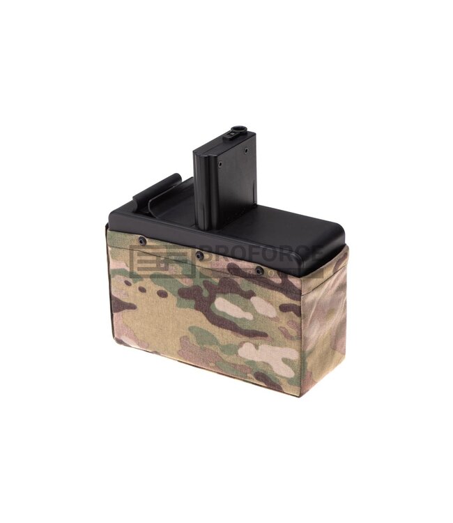 G&G Box Mag CM16 LMG without Battery 2500rds - Multicam