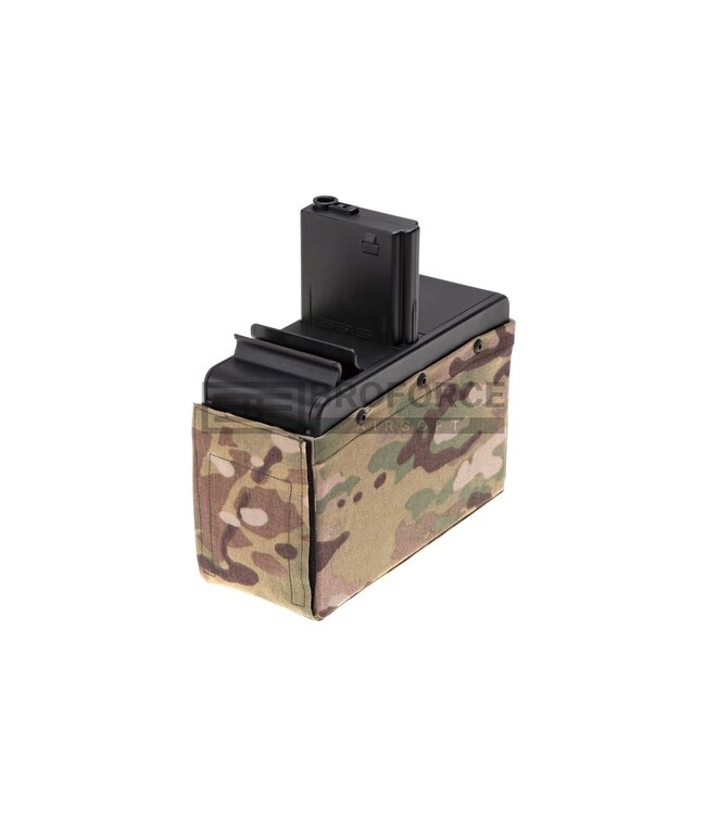 G&G Box Mag CM16 LMG without Battery 2500rds - Multicam