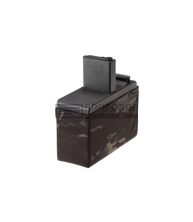 G&G Box Mag CM16 LMG without Battery 2500rds - Multicam Black