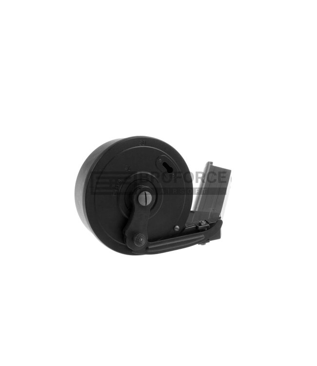 WE Drum Mag P08 GBB 50rds - Black