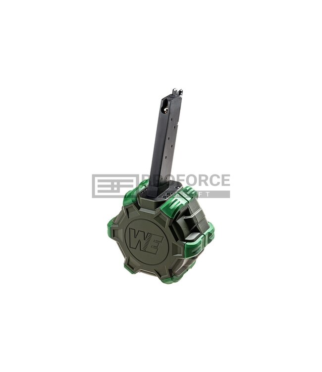 WE Drum Mag M1911 GBB 350rds - Green