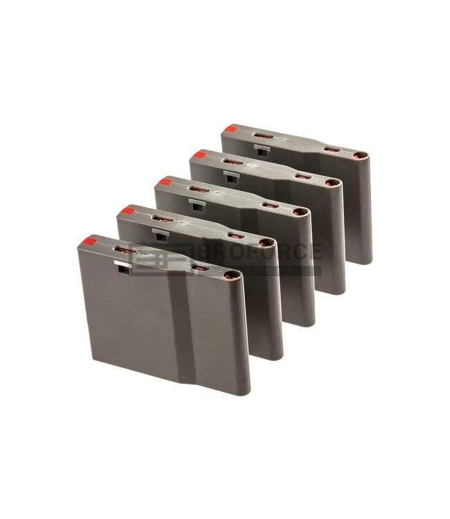 Silverback SRS Light Magazine 25rds 5-pack - Green