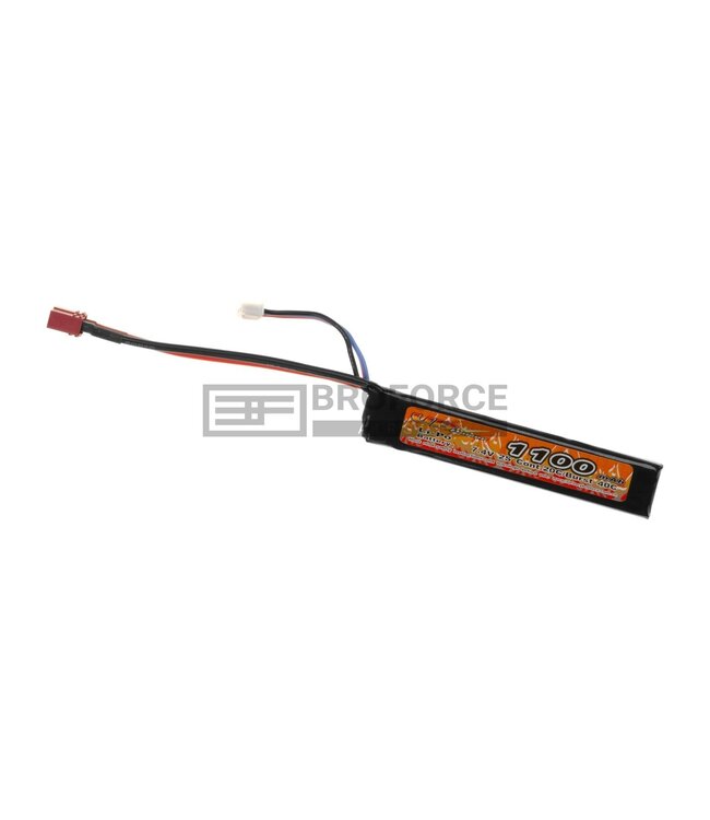 VB Power Lipo 7.4V 1100mAh 20C Stock Tube Type T-Plug