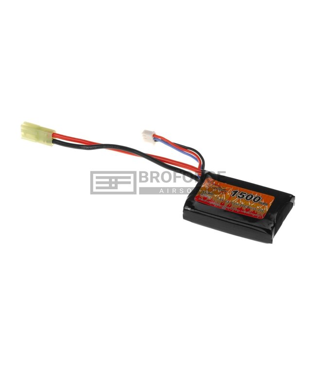 VB Power Lipo 7.4V 1500mAh 20C PEQ Type - Black