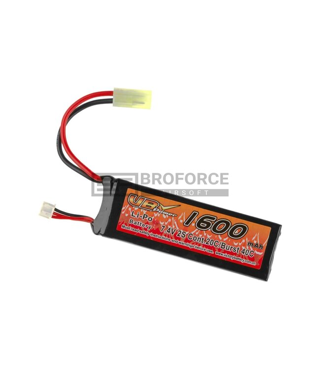 VB Power Lipo 7.4V 1600mAh 20C Mini Type