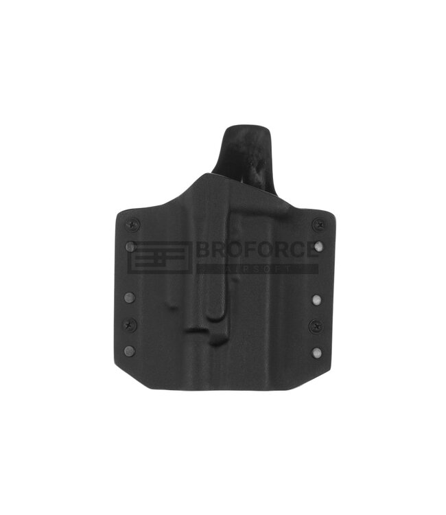 Warrior ARES Kydex Holster for Glock 17/19 with X400 - Black