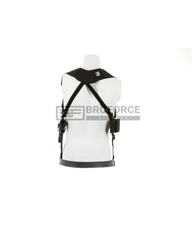 Frontline Fast-Draw Soulder Holster Double Mag für Glock 17 - Black