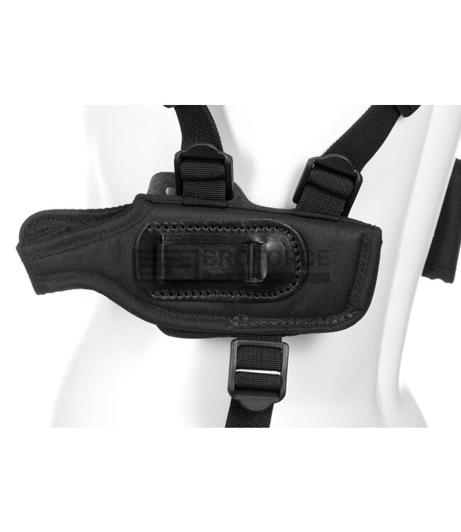 Frontline Fast-Draw Soulder Holster Double Mag für Glock 17 - Black