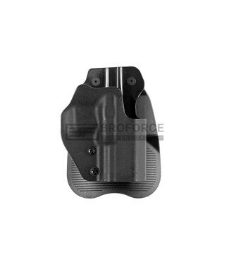 Frontline Molded Polymer Paddle Holster für Glock 17 / 19 - Black