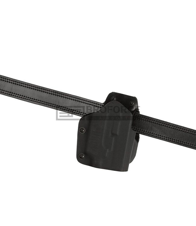 Frontline Open Top Kydex Holster für Glock 17 GTL Paddle - Black