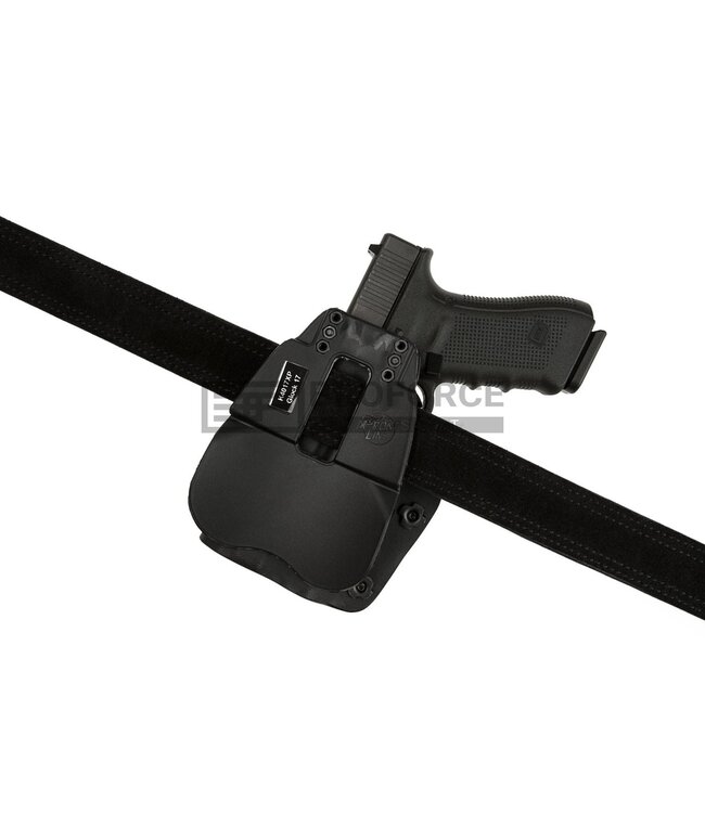 Frontline Open Top Kydex Holster für Glock 17 M3 / M6 Paddle - Black