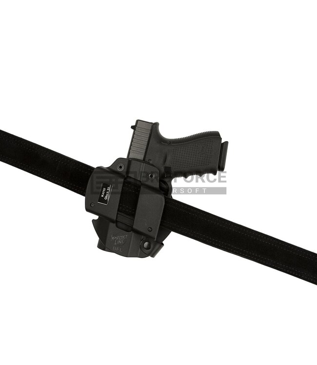 Frontline Open Top Kydex Holster für Glock 19 BFL - Black