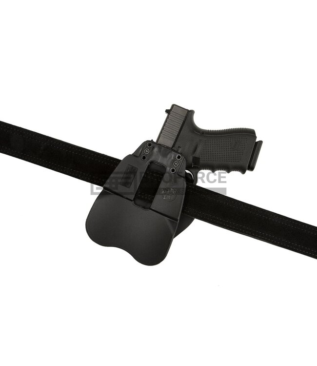 Frontline Open Top Kydex Holster für Glock 19 Paddle - Black