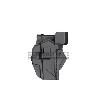 Amomax Paddle Holster for Glock 17/19 and CZ P10C with Red Dot Sight - Black