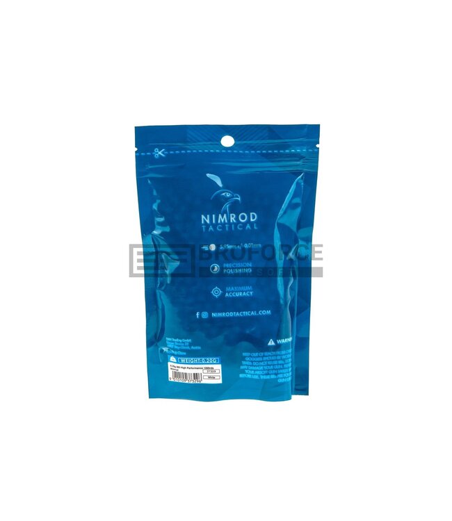 Nimrod 0.20g BB High Performance 1000rds - White