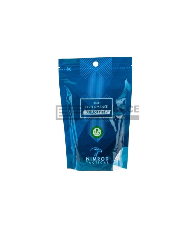 Nimrod 0.25g BB High Performance 1000rds - White