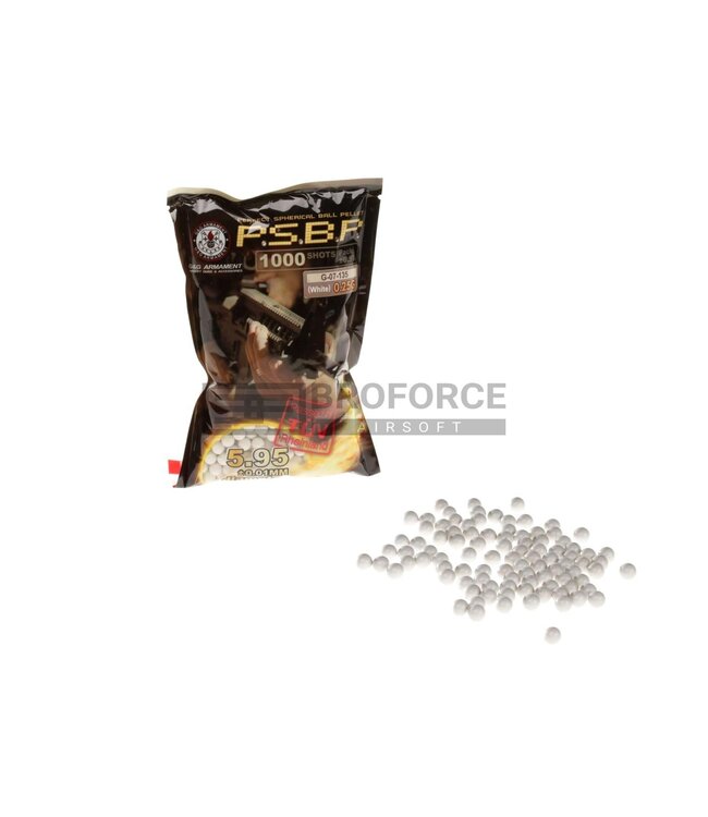 G&G 0.25g Perfect BBs 1000rds - White