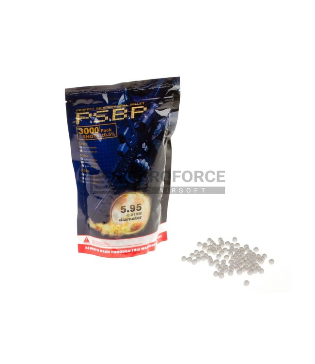 G&G 0.25g Perfect BBs 3000rds - White