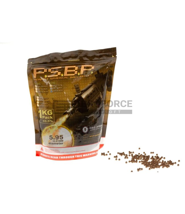 G&G 0.25g Perfect BBs 4000rds - Brown