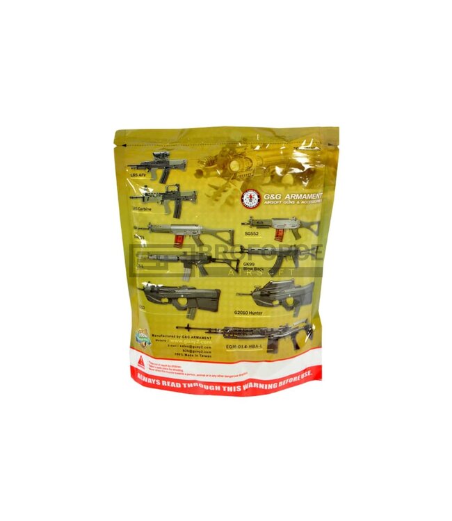 G&G 0.25g Perfect BBs 4000rds - White