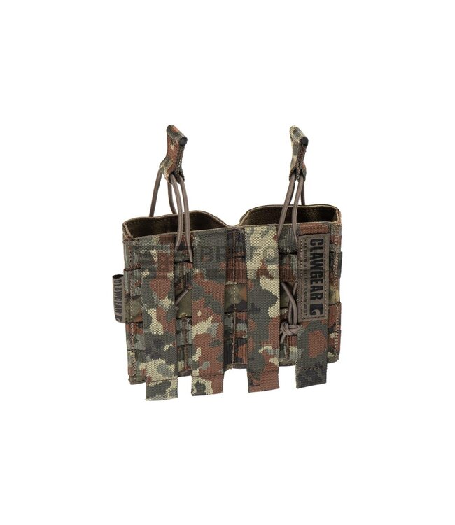 Clawgear 5.56mm Open Double Mag Pouch Core - Flecktarn