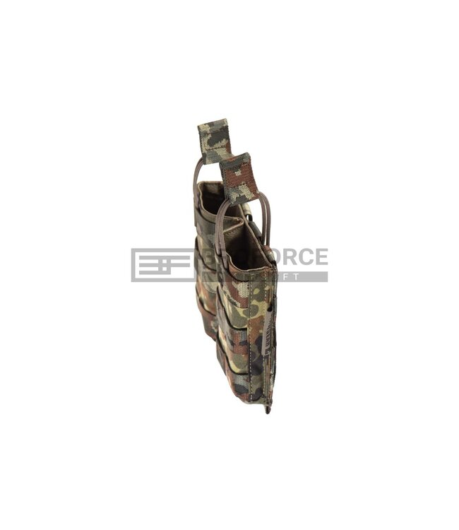 Clawgear 5.56mm Open Double Mag Pouch Core - Flecktarn