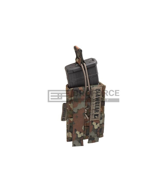 Clawgear 5.56mm Open Single Mag Pouch Core - Flecktarn