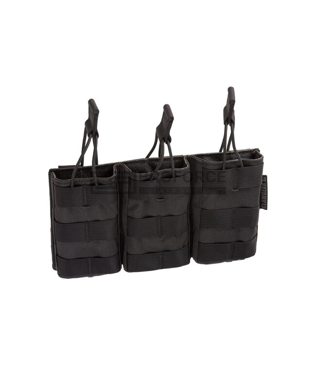 Clawgear 5.56mm Open Triple Mag Pouch Core - Black