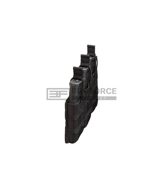 Clawgear 5.56mm Open Triple Mag Pouch Core - Black