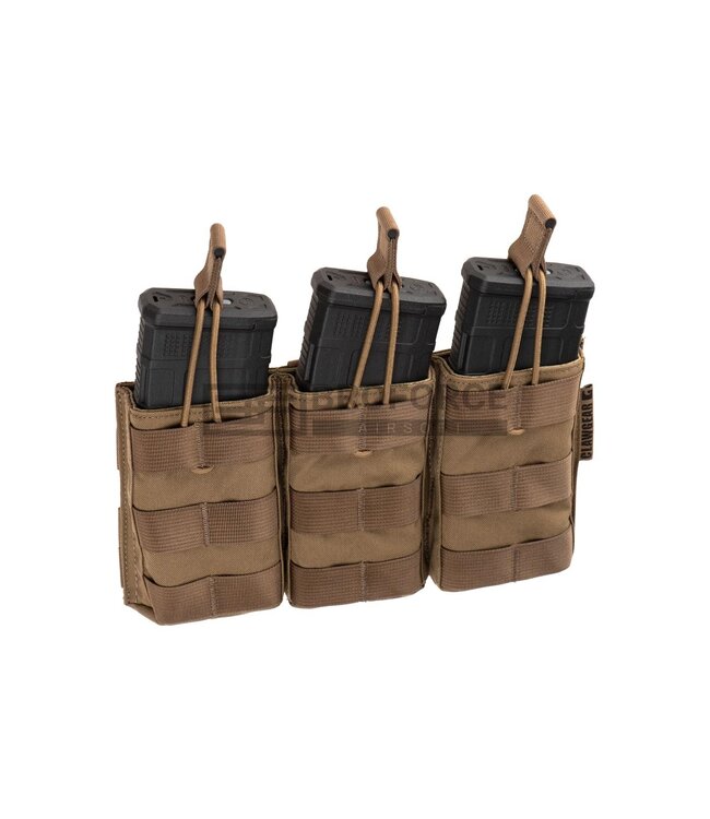 Clawgear 5.56mm Open Triple Mag Pouch Core - Coyote