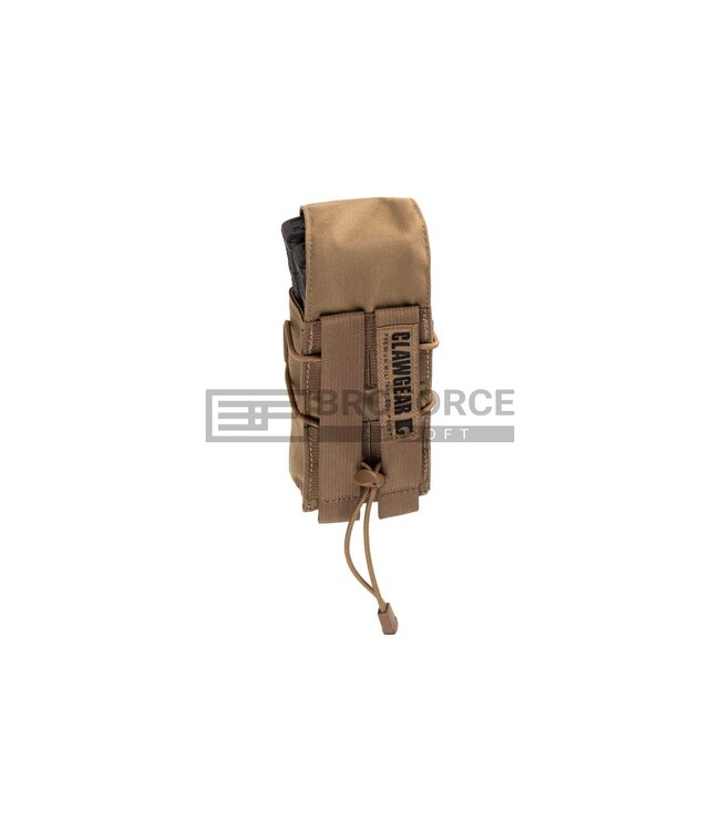 Clawgear 5.56mm Single Mag Stack Flap Pouch Core - Coyote