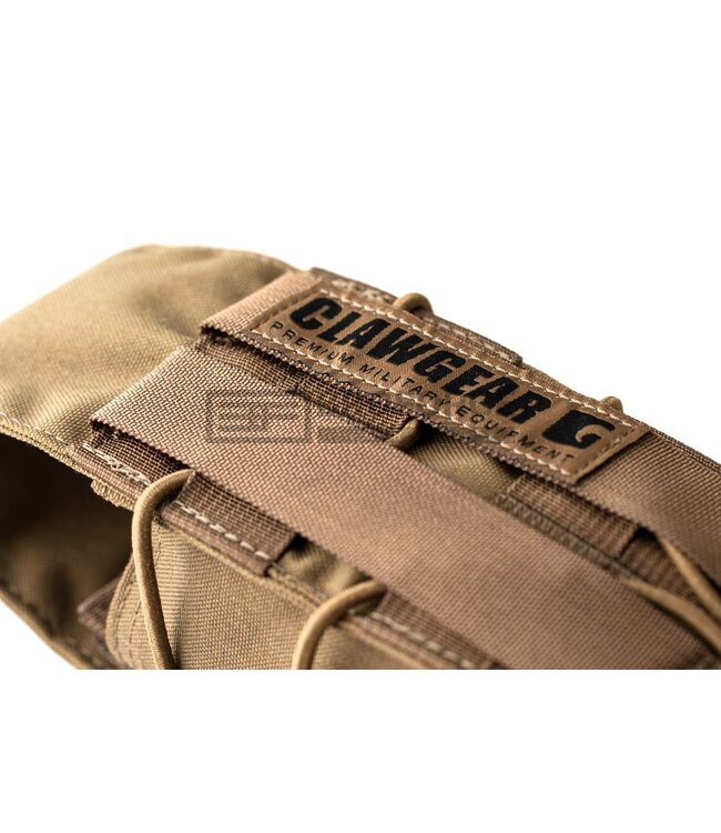 Clawgear 5.56mm Single Mag Stack Flap Pouch Core - Coyote