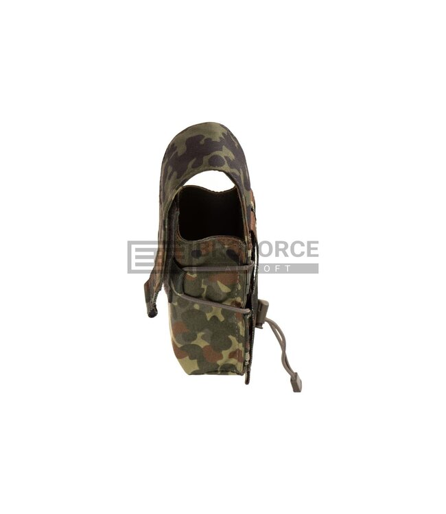 Clawgear 5.56mm Single Mag Stack Flap Pouch Core - Flecktarn