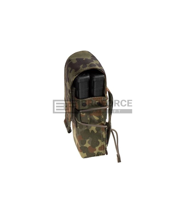 Clawgear 5.56mm Single Mag Stack Flap Pouch Core - Flecktarn