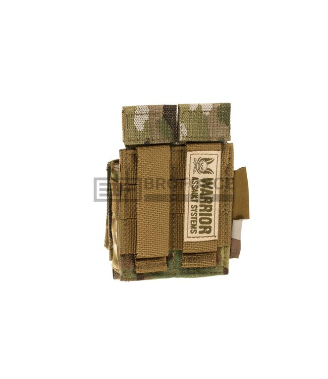 Warrior Direct Action Double Pistol Mag Pouch 9mm - Multicam